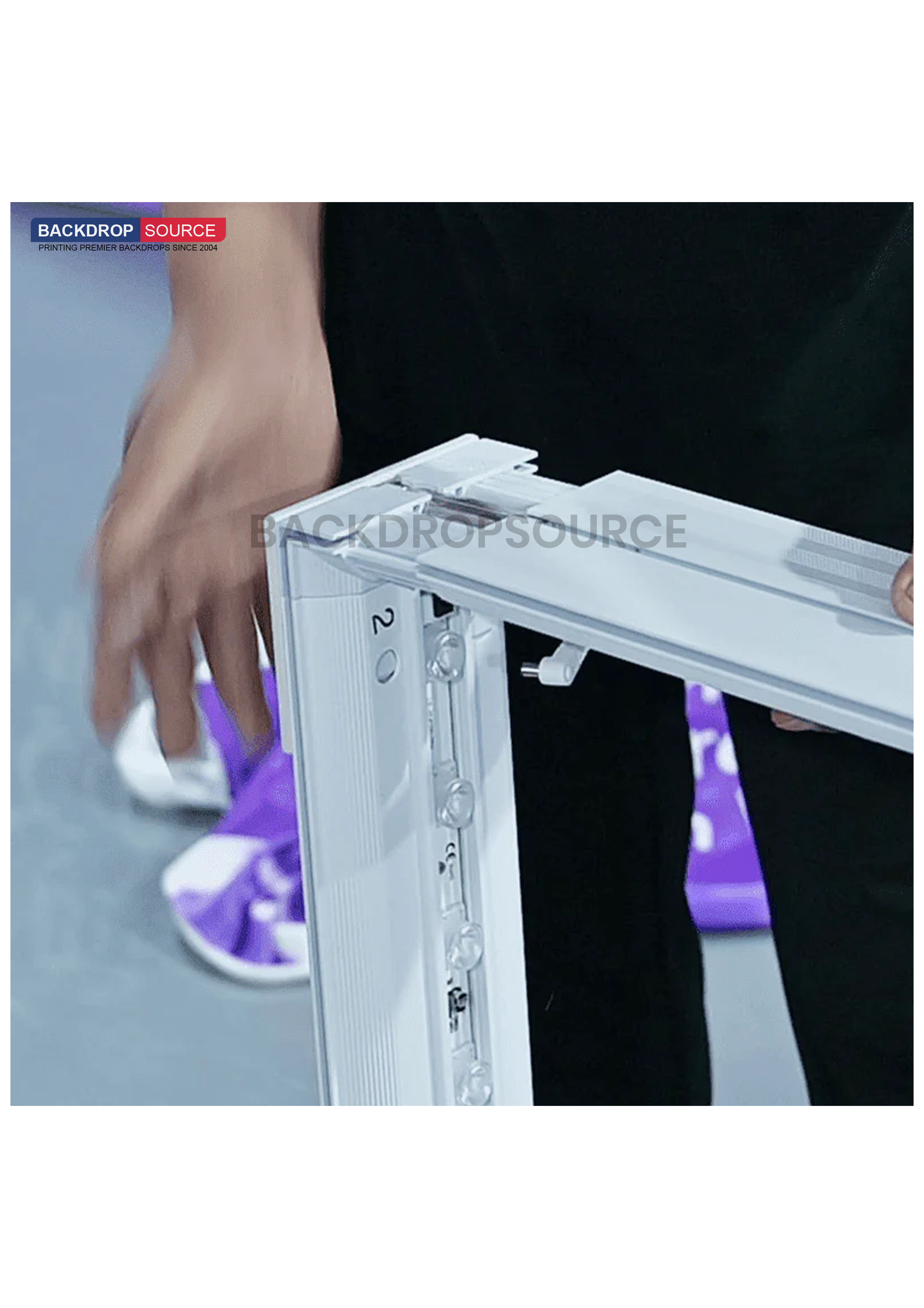 شاشة عرض SEG الضوئية المعيارية بطول 4 أمتار للمعارض التجارية - الطراز 2