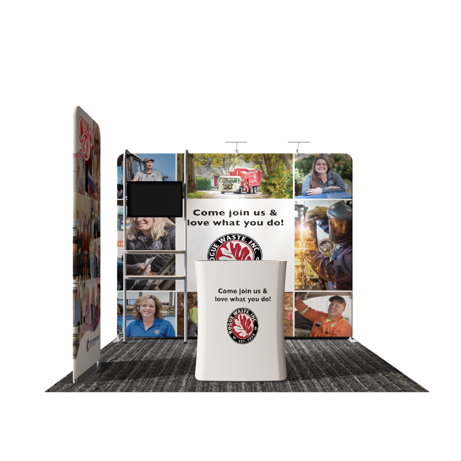 Portable Exhibit Display 3m x 3m - Model 22
