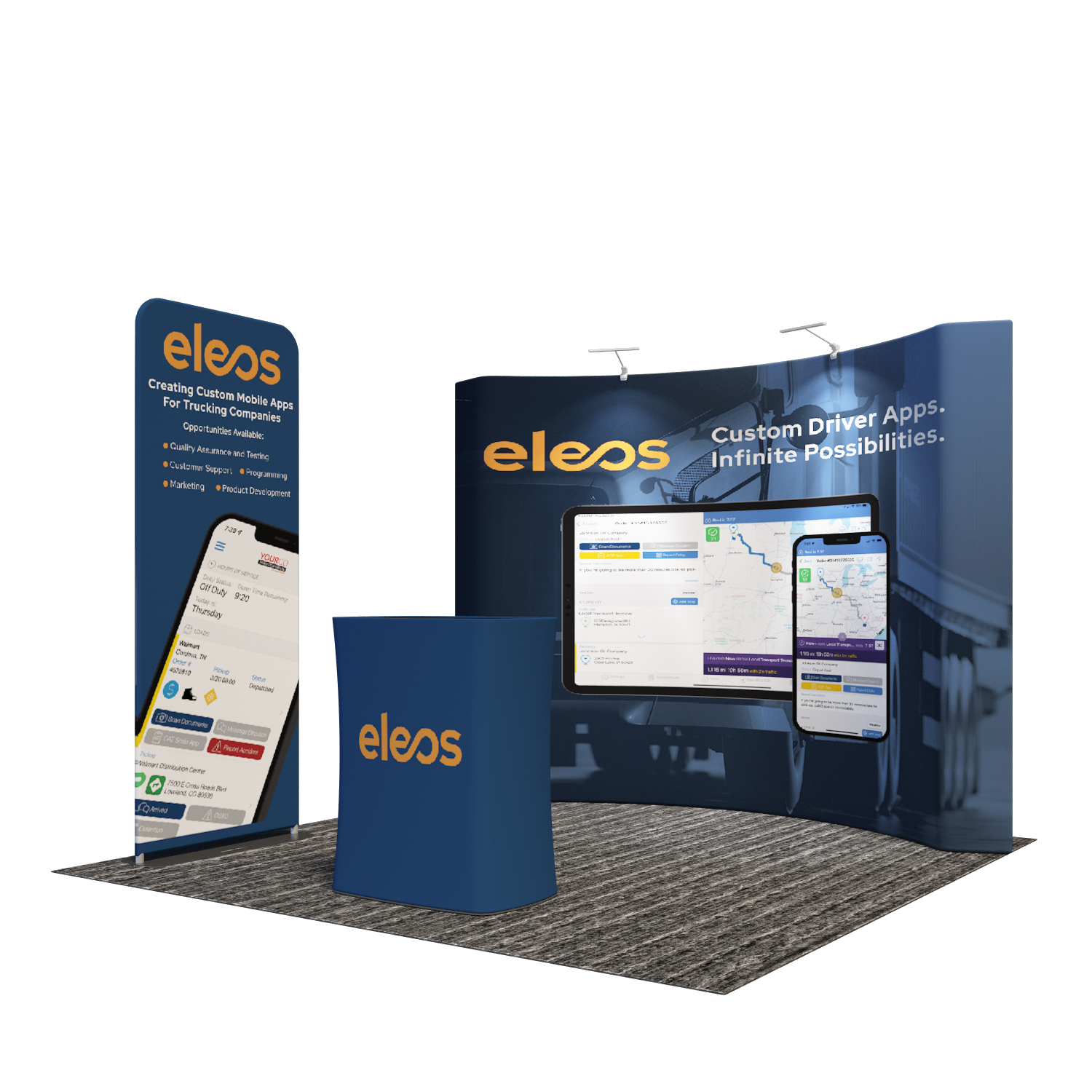 شاشة عرض محمولة 3م × 3م - موديل 25