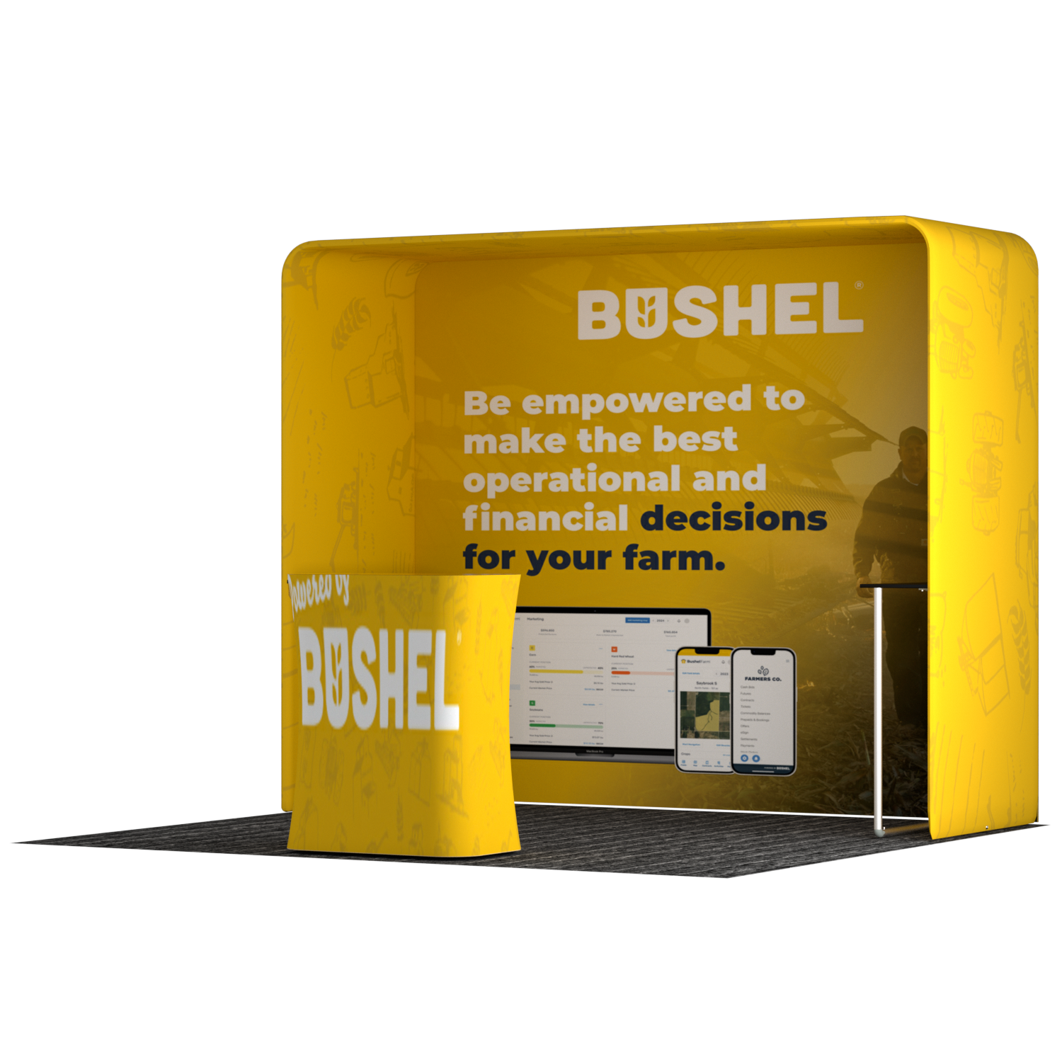 Portable Exhibit Display 3m x 3m - Model 26