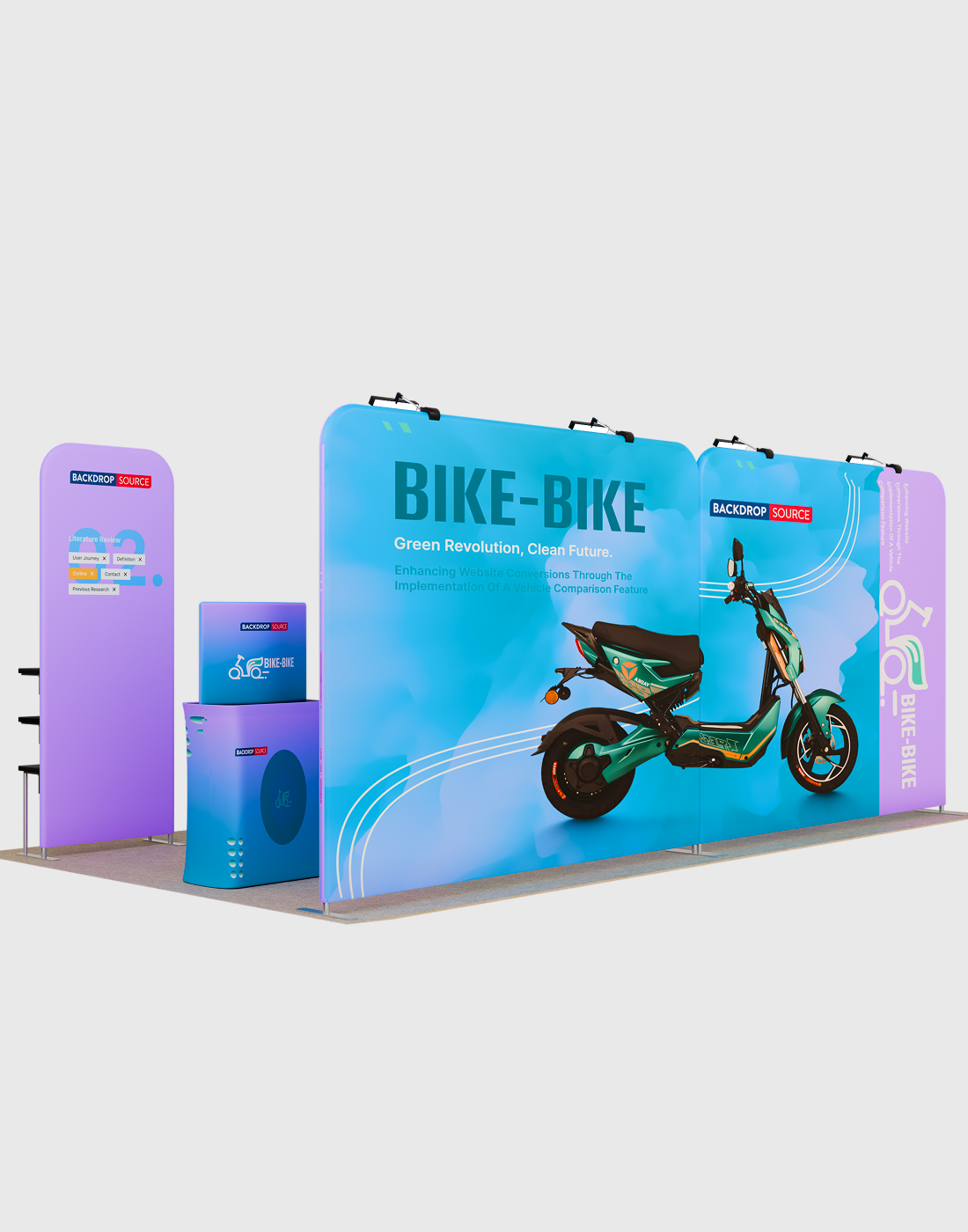 شاشة عرض محمولة 3م × 6م - موديل 14