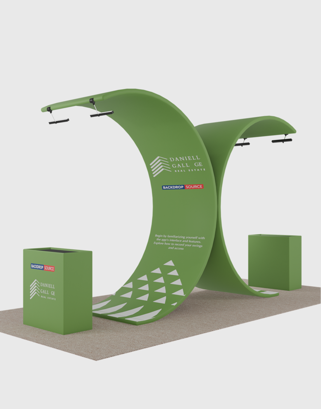 شاشة عرض محمولة 3م × 6م - الطراز 3