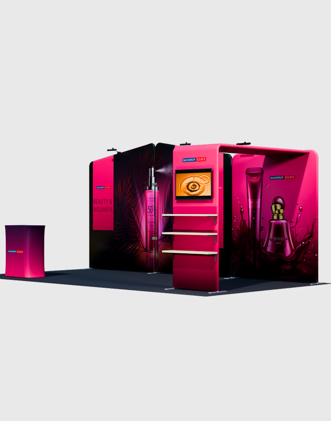 شاشة عرض محمولة 3م × 6م - موديل 18