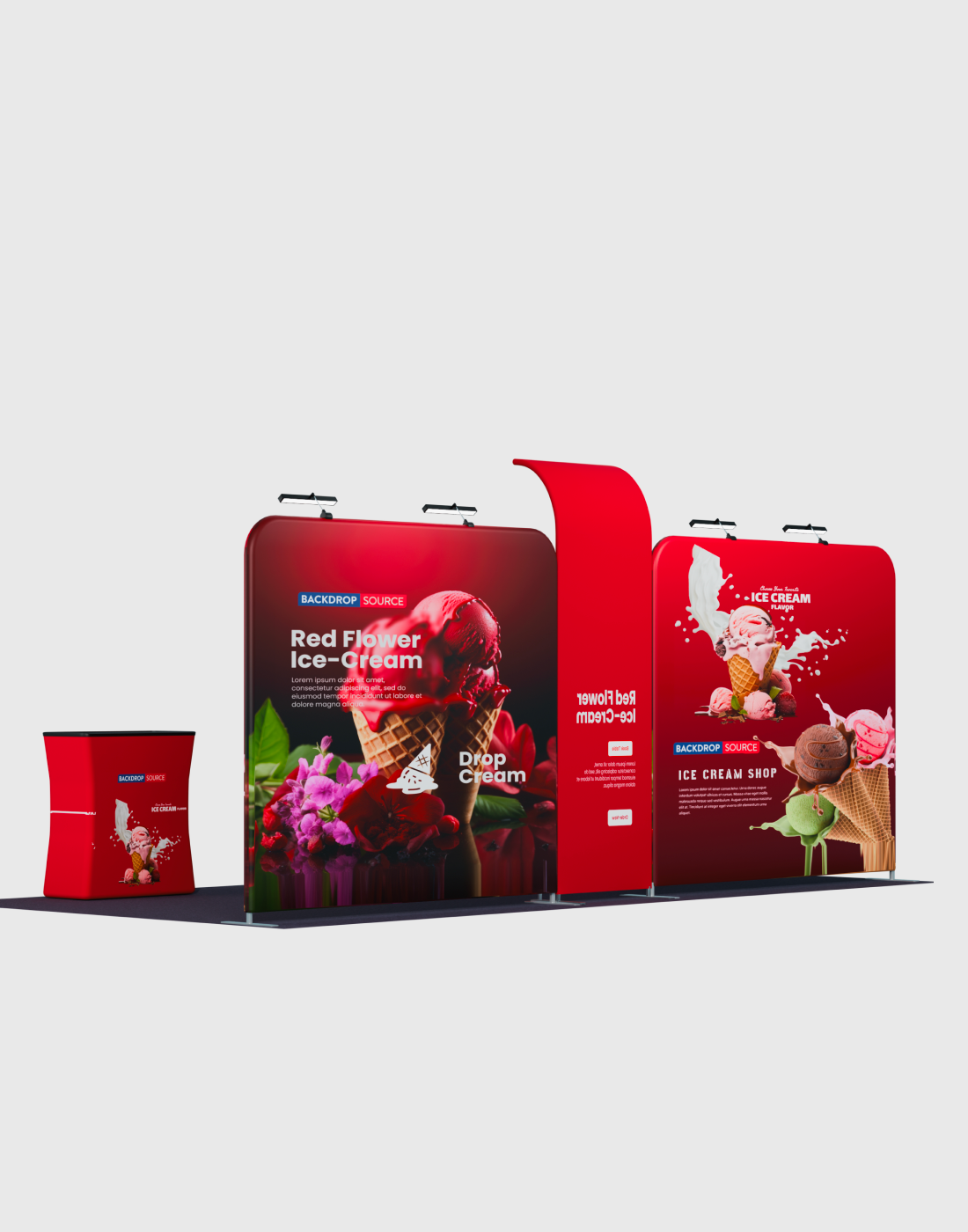 شاشة عرض محمولة 3م × 6م - موديل 16