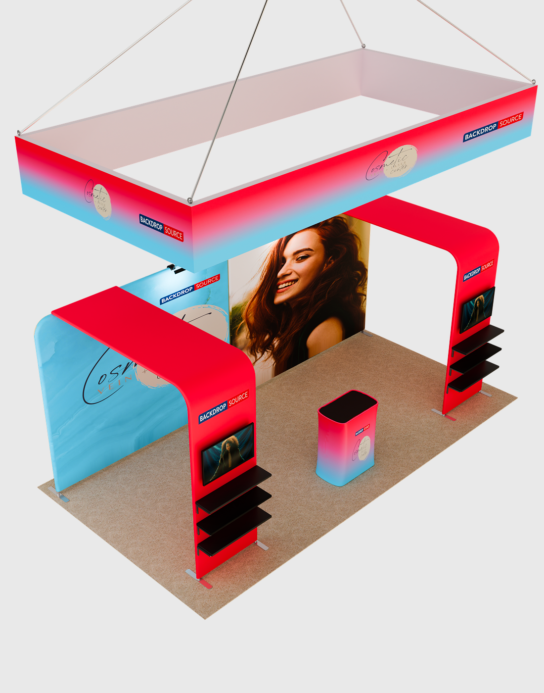 شاشة عرض محمولة 3م × 6م - موديل 15