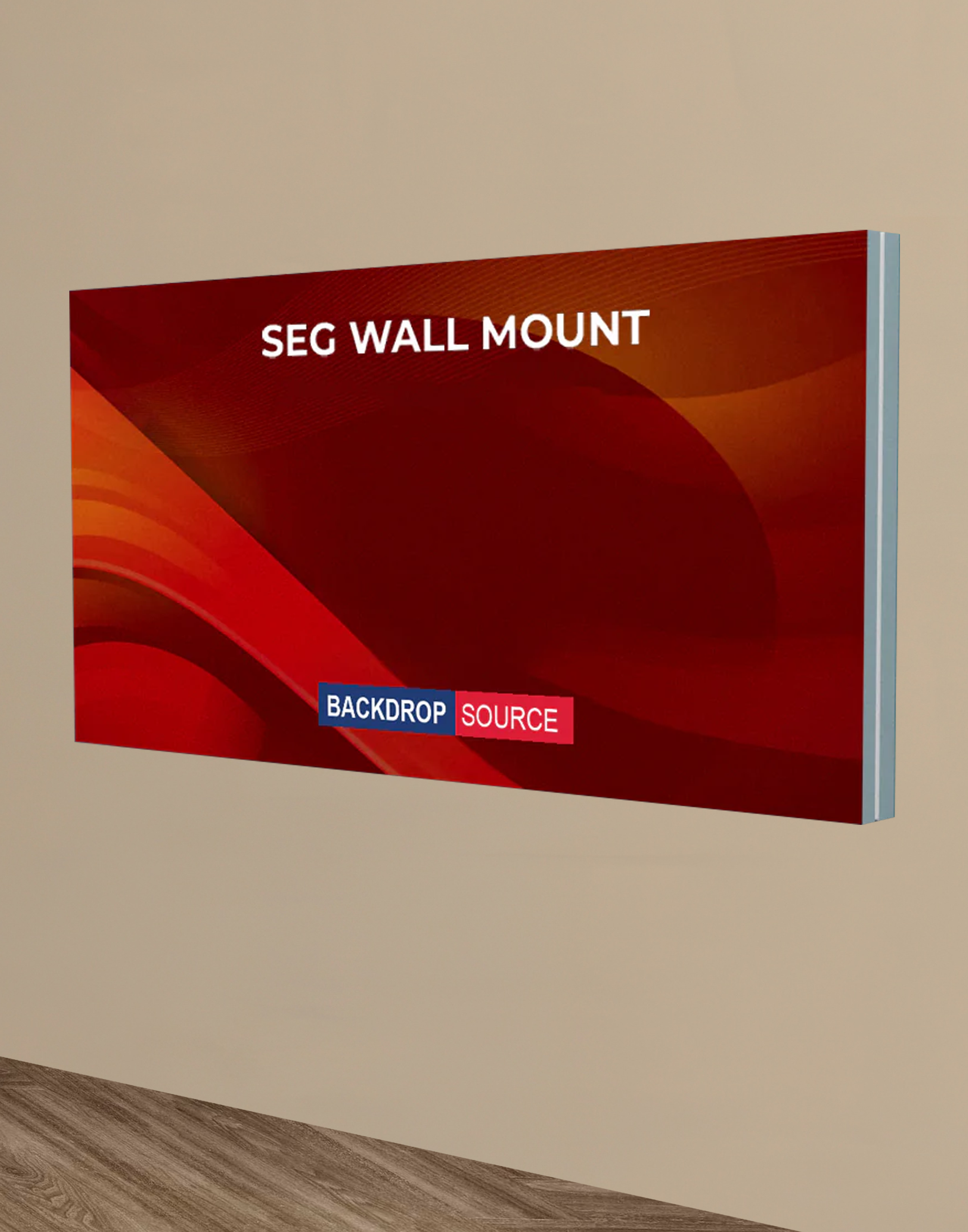 Wall-Mounted SEG Fabric Display – 80mm & 120mm Depth