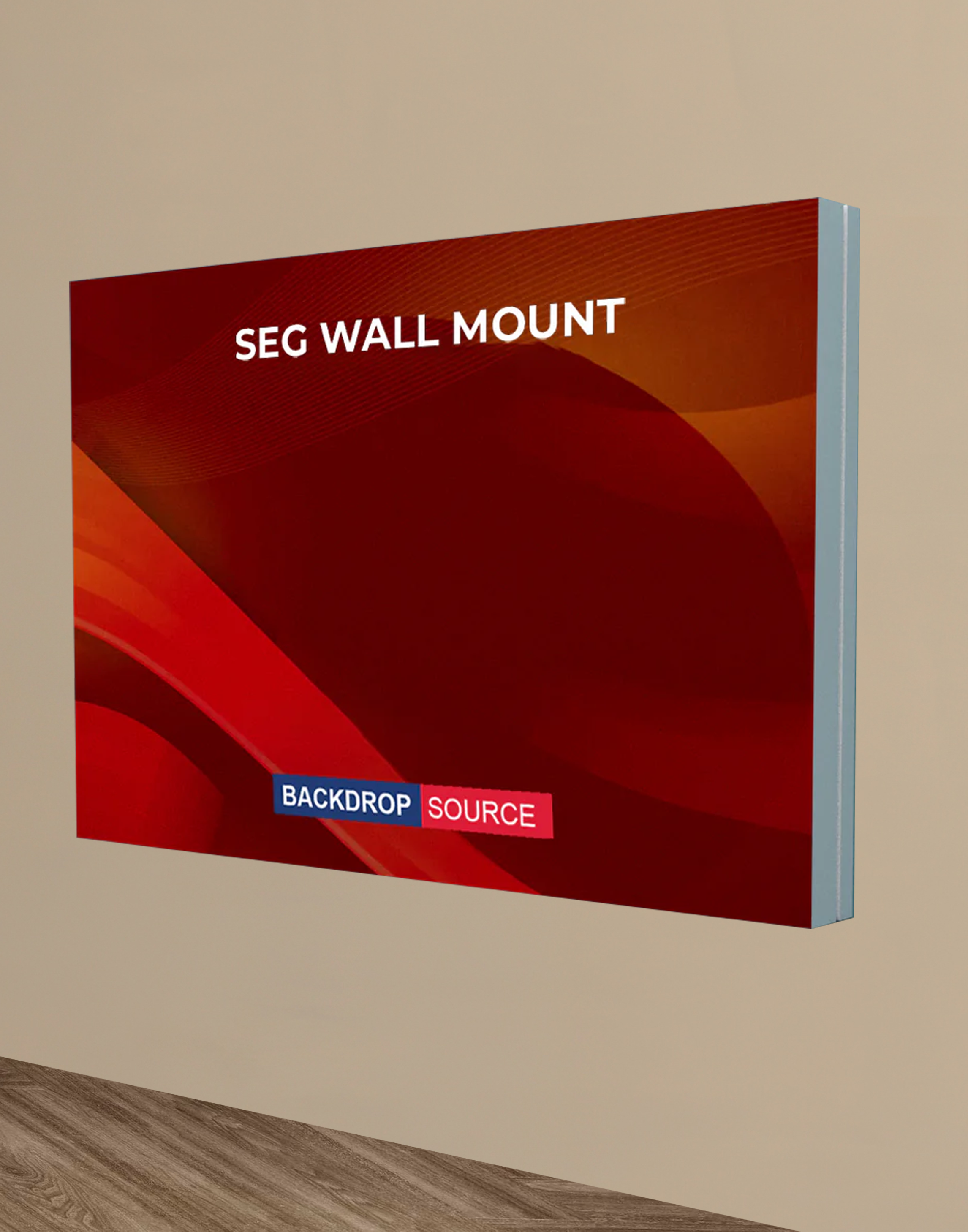 Wall-Mounted SEG Fabric Display – 80mm & 120mm Depth