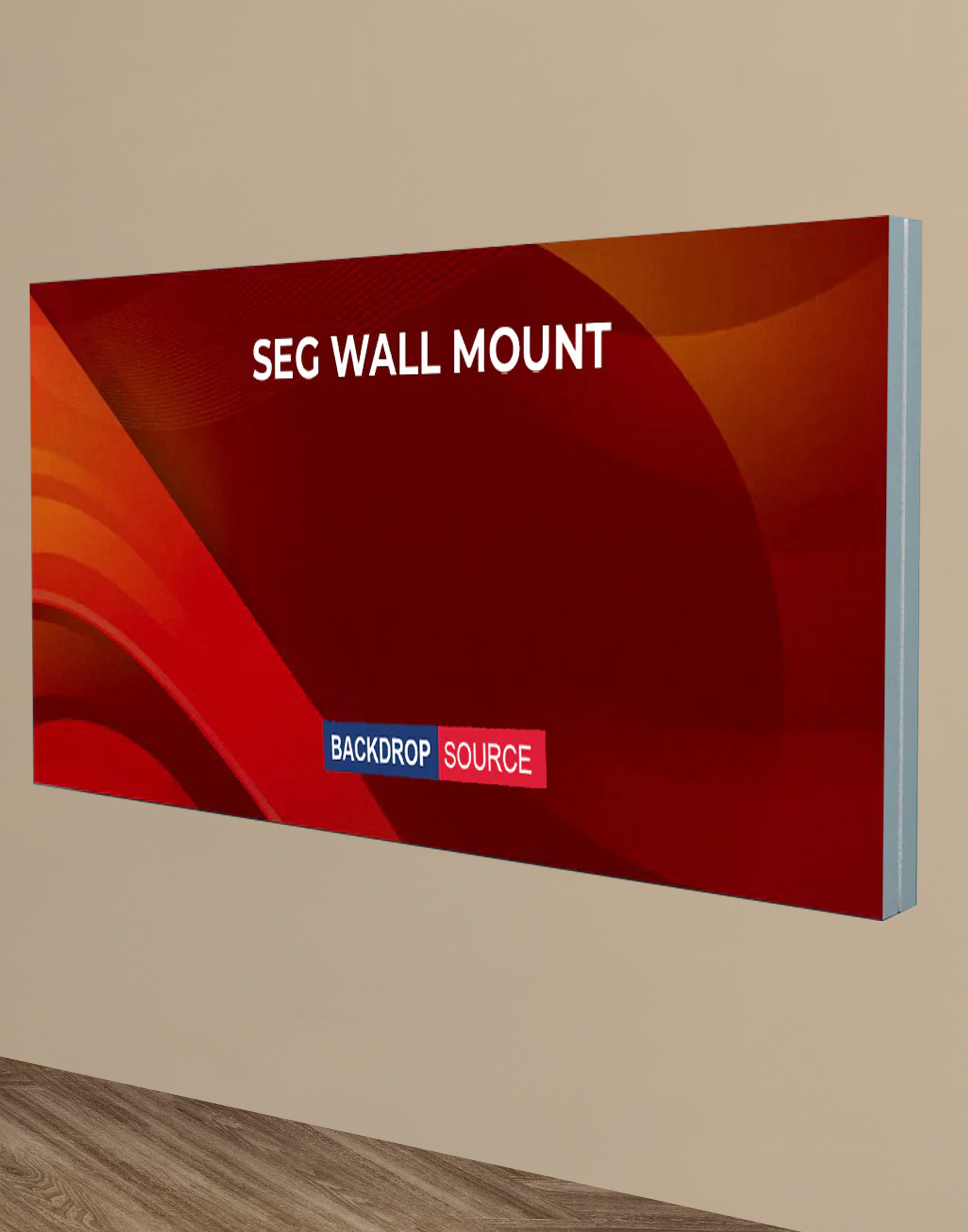 Wall-Mounted SEG Fabric Display – 80mm & 120mm Depth
