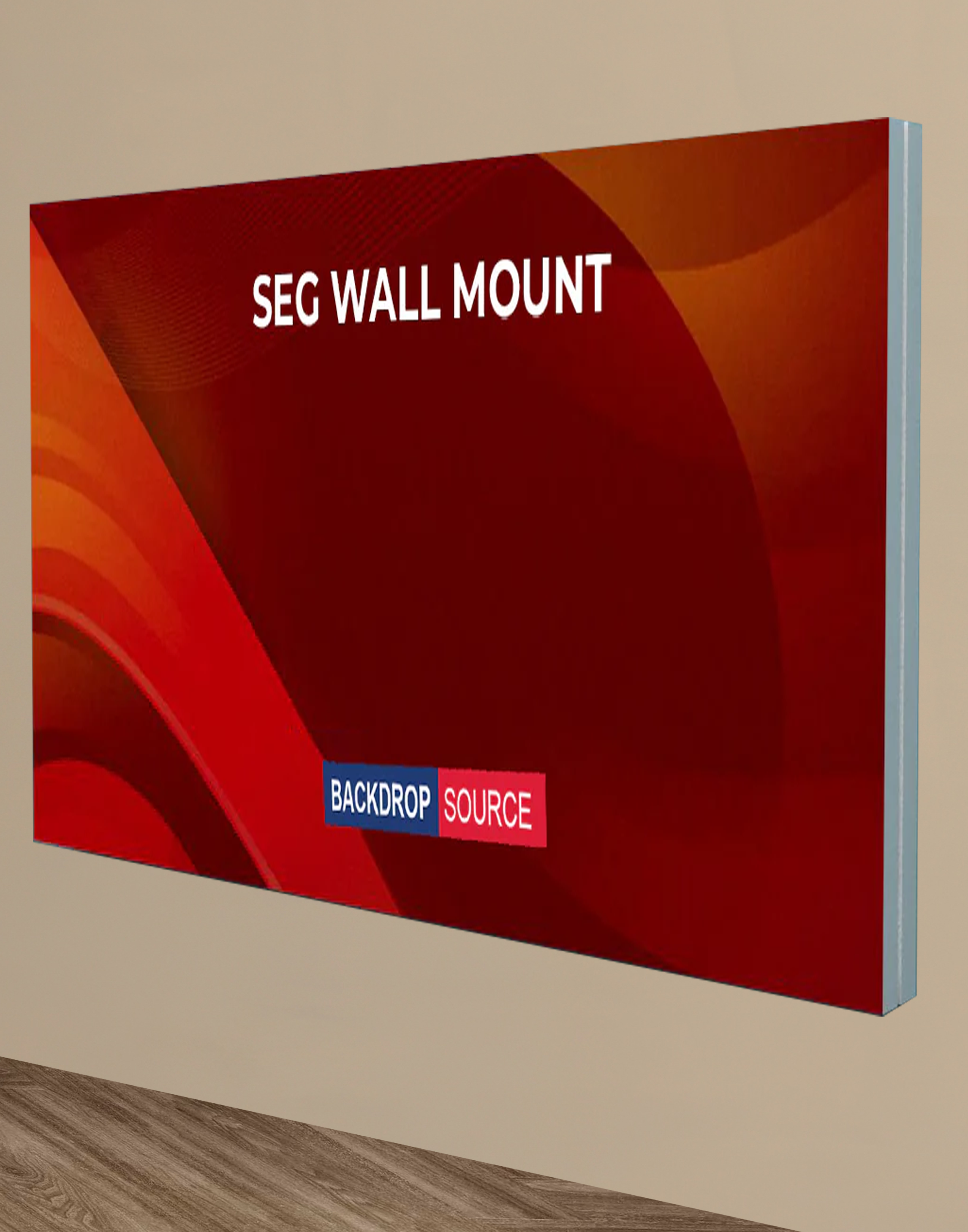 Wall-Mounted SEG Fabric Display – 80mm & 120mm Depth