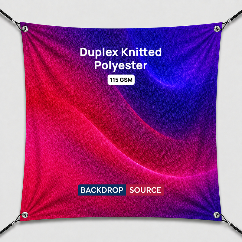 Duplex Knitted Polyester Fabric Printing