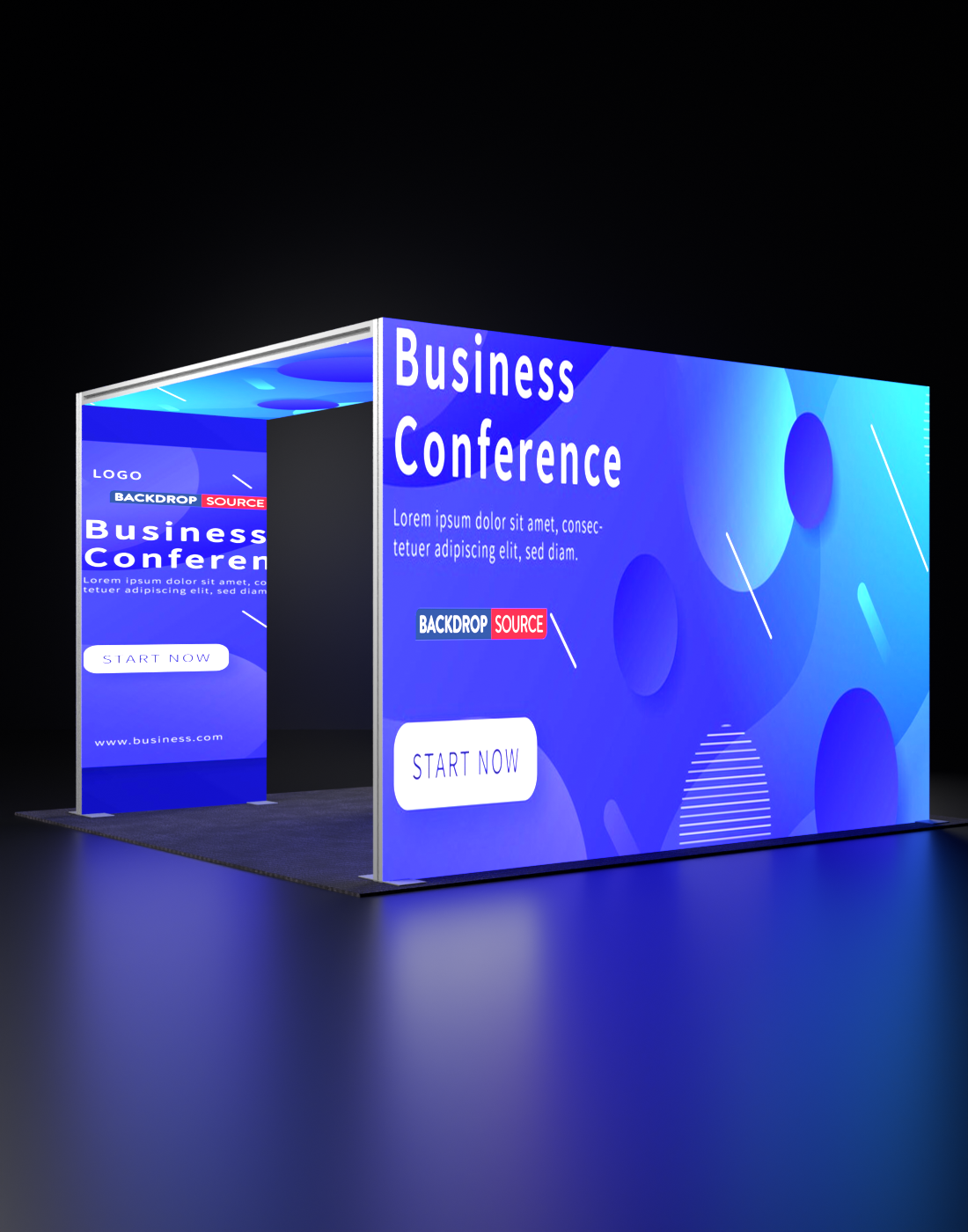 شاشة عرض ضوئية 3M SEG Modular Lightbox للمعارض التجارية - الطراز 3