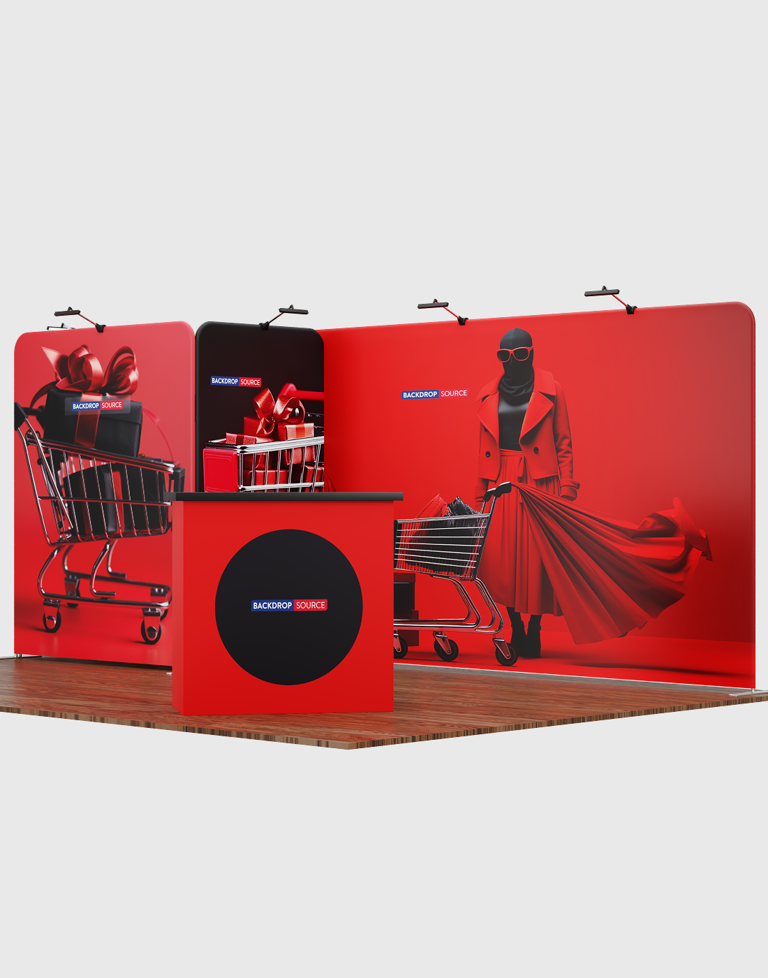 شاشة عرض محمولة 3م × 6م - موديل 8