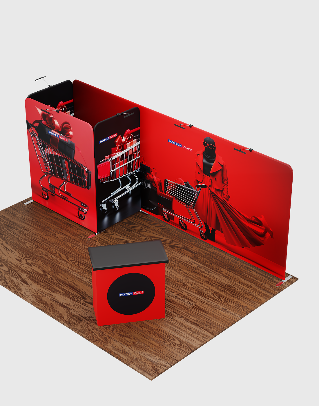 شاشة عرض محمولة 3م × 6م - موديل 8