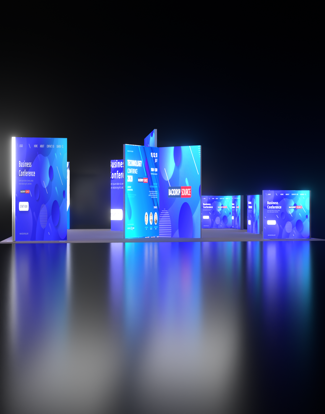 مجموعة عرض صندوق الضوء المعياري SEG - الطراز 18