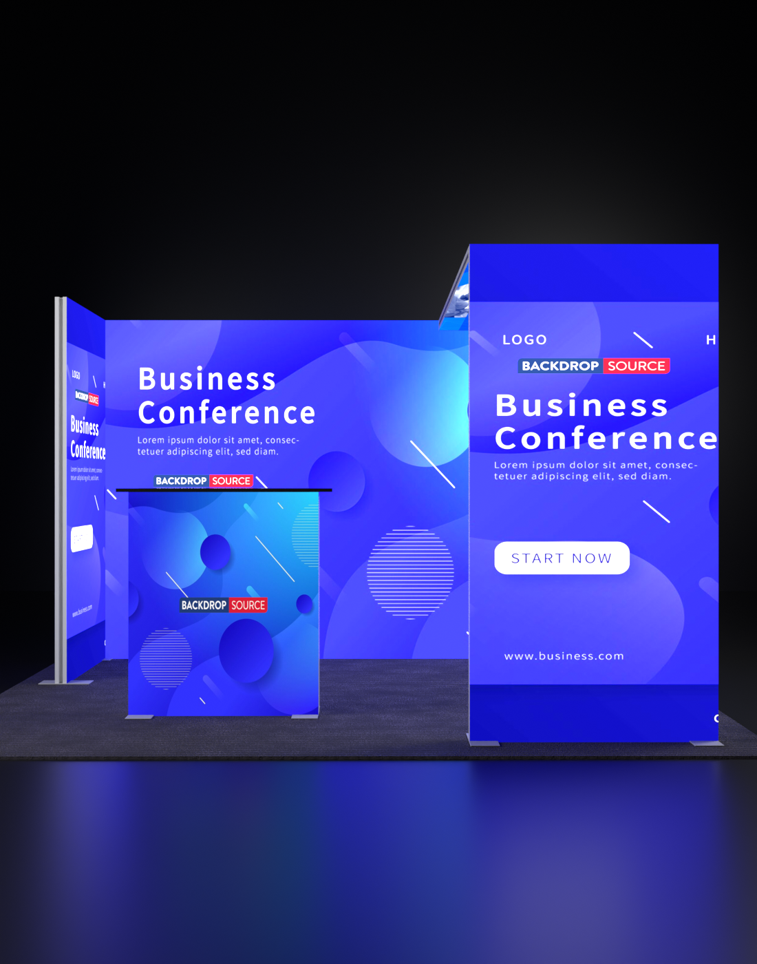 شاشة عرض ضوئية 3M SEG Modular Lightbox للمعارض التجارية - الطراز 3