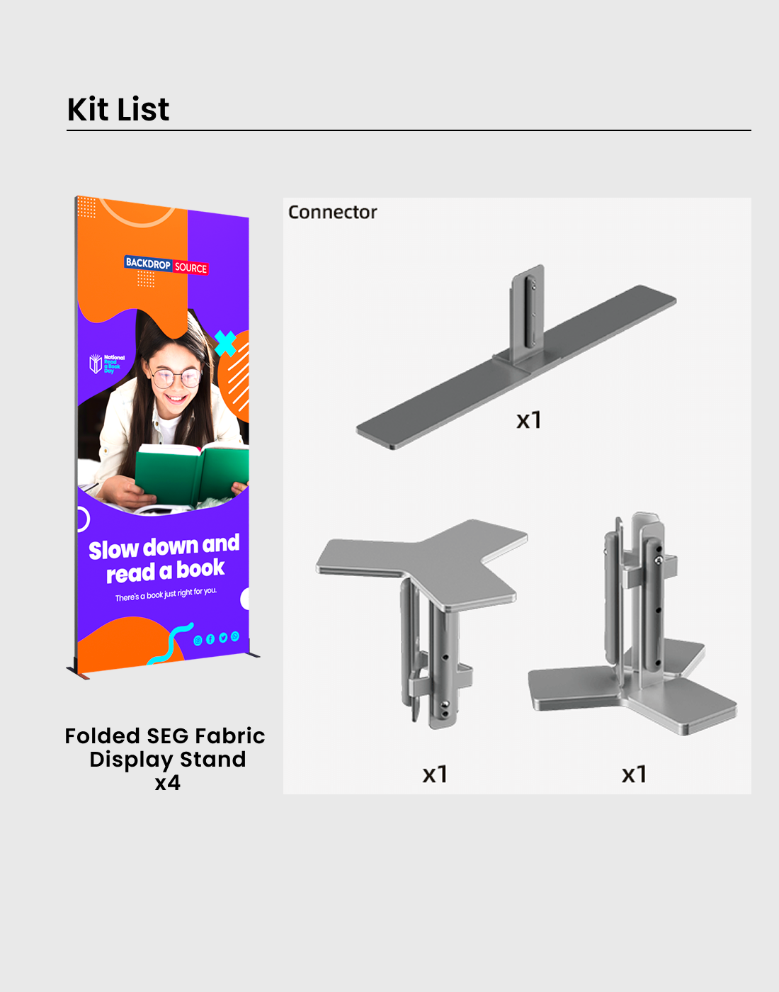 شاشة عرض SEG قابلة للطي بإضاءة خلفية - الطراز 9