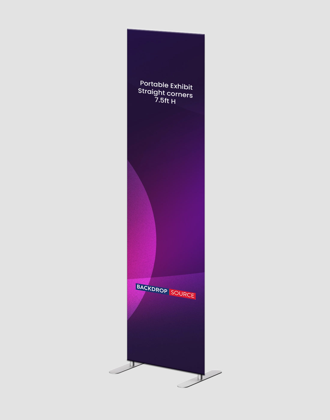 Portable Straight-Corner Exhibit Display
