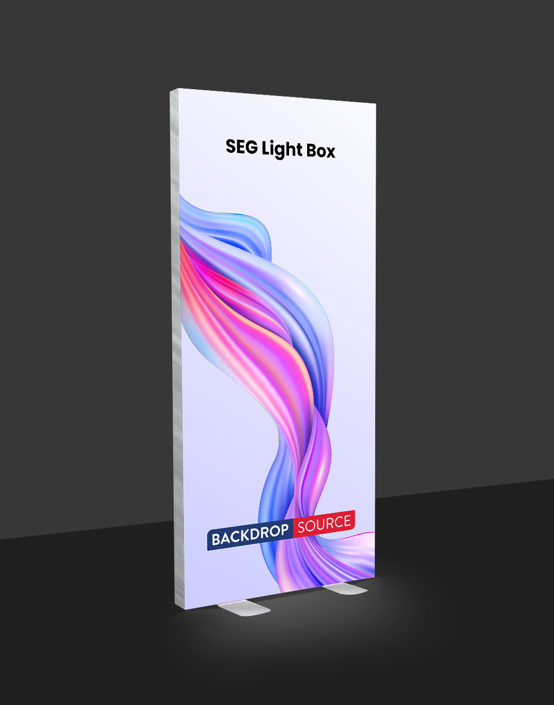 صندوق إضاءة بإضاءة خلفية LED من القماش SEG