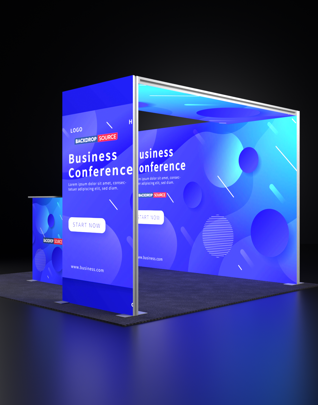 شاشة عرض ضوئية 3M SEG Modular Lightbox للمعارض التجارية - الطراز 3