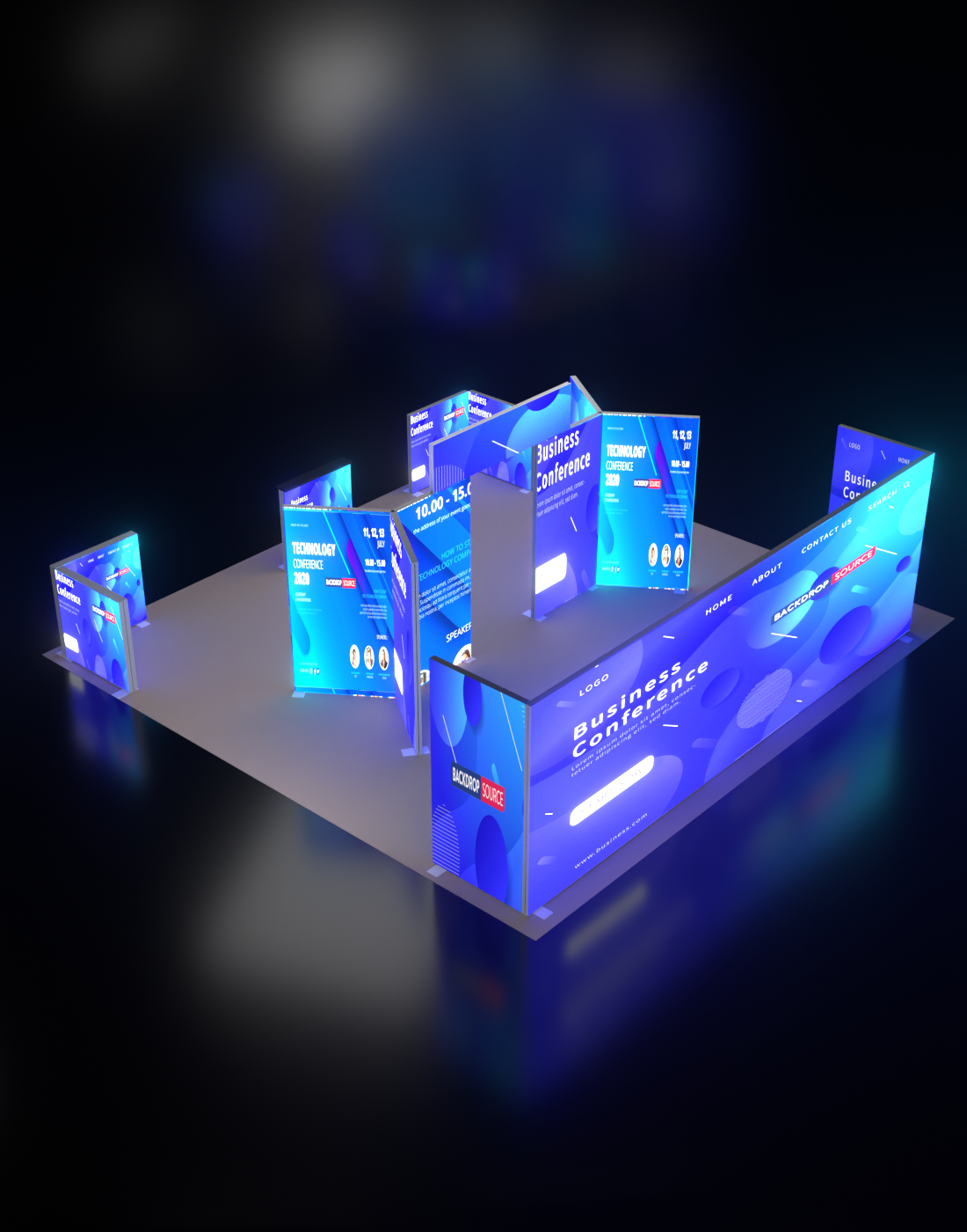 مجموعة عرض صندوق الضوء المعياري SEG - الطراز 18