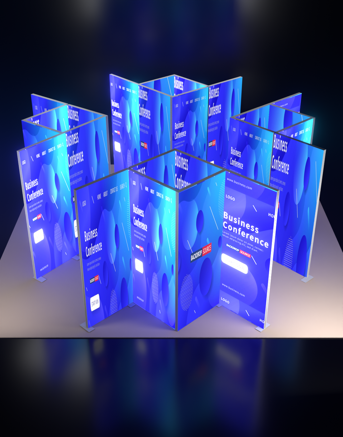 مجموعة عرض صندوق الضوء المعياري SEG - الطراز 15