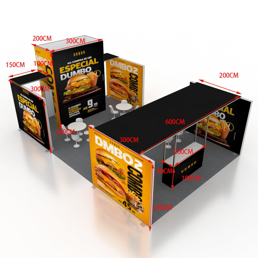 Modular Booth Kits 9m x 6m - Model 10