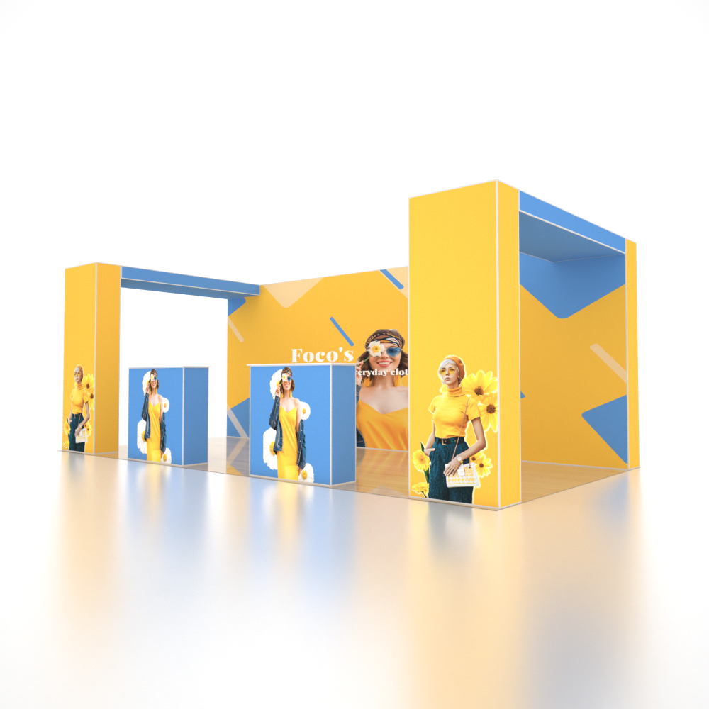 SEG Pro Popup Booth – Model 5 (6m x 3m)