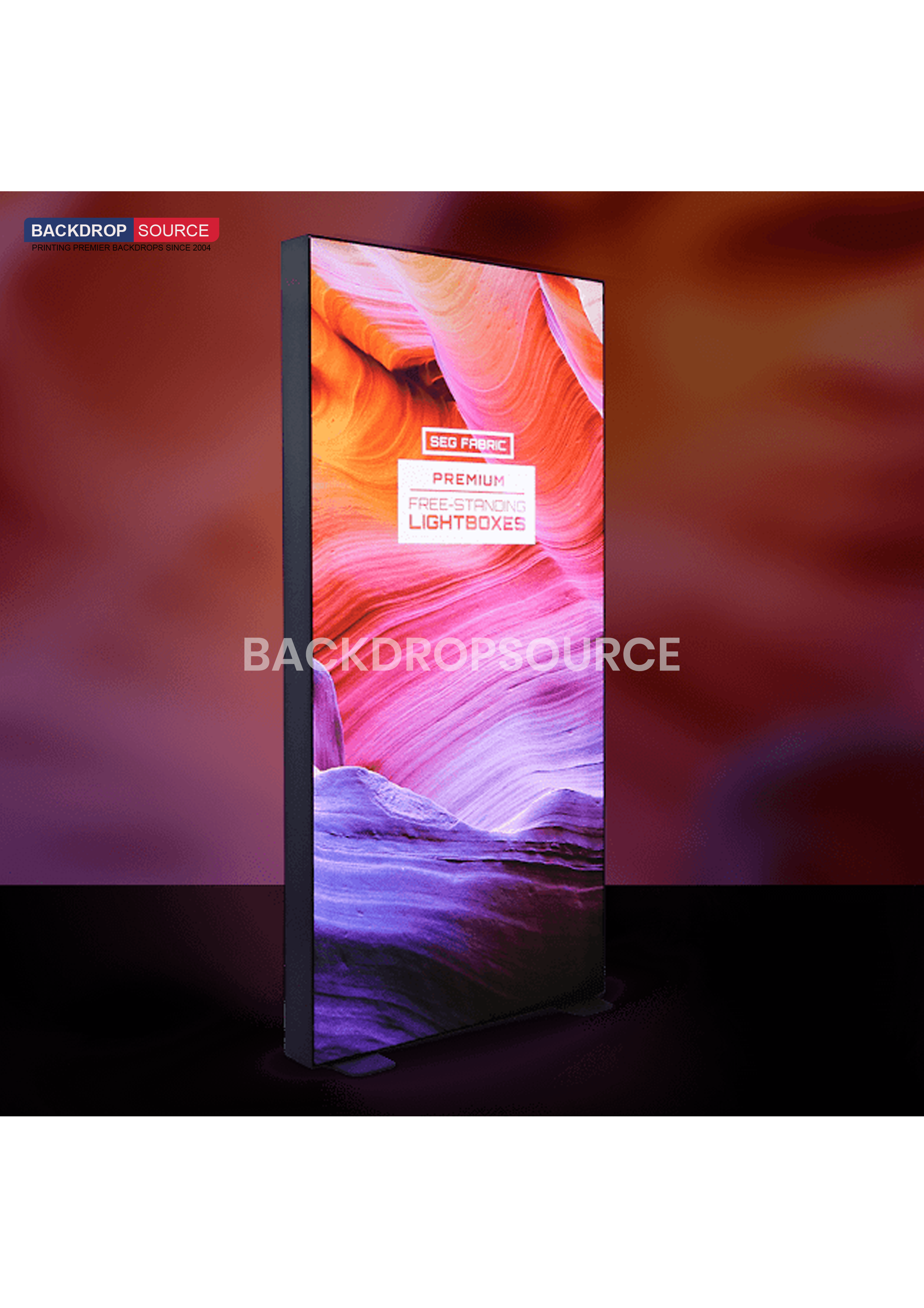 Backlit SEG Fabric Display Frame - 120mm Depth Aluminum Profile