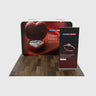 3x3m Trade Show Booth Kit with Backwall & Roll-Up Banner Stand