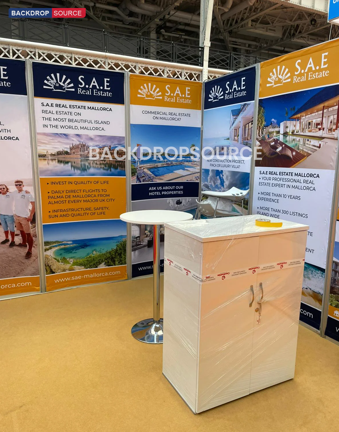 Premium. Shell Booth 3m x 4m Shell Scheme Exhibition Graphics Printing – Backdropsource UAE
