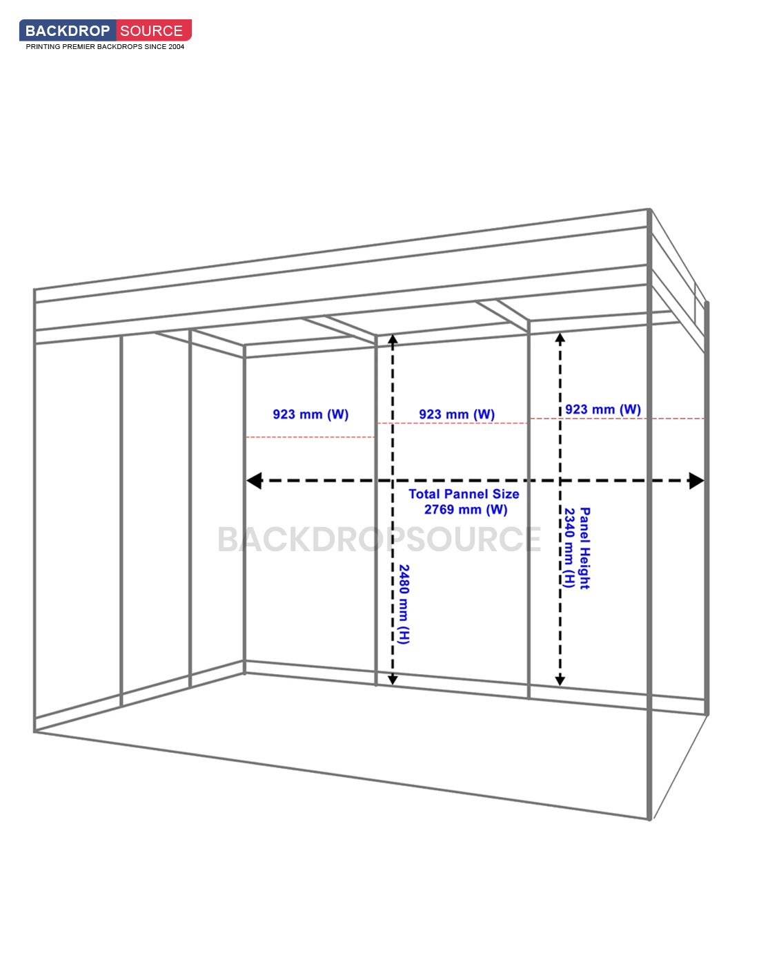 Graham Booth Shell 2m x 3m Shell Scheme Exhibition Graphics Printing – Backdropsource UAE