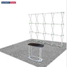 3m x 3m Straight Popup Exhibit Pro 3-in-1 Display Kit with Illume Lights