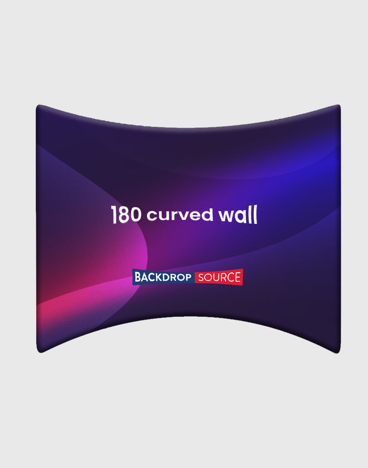 180° Curved Fabric Exhibition Booth Wall