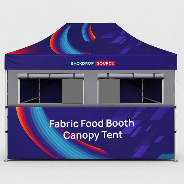 4.5m x 3m Custom Food Booth Canopy Tent