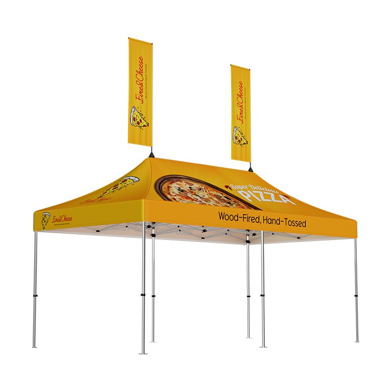 3x6m Canopy Tent with Peak Flag Kit