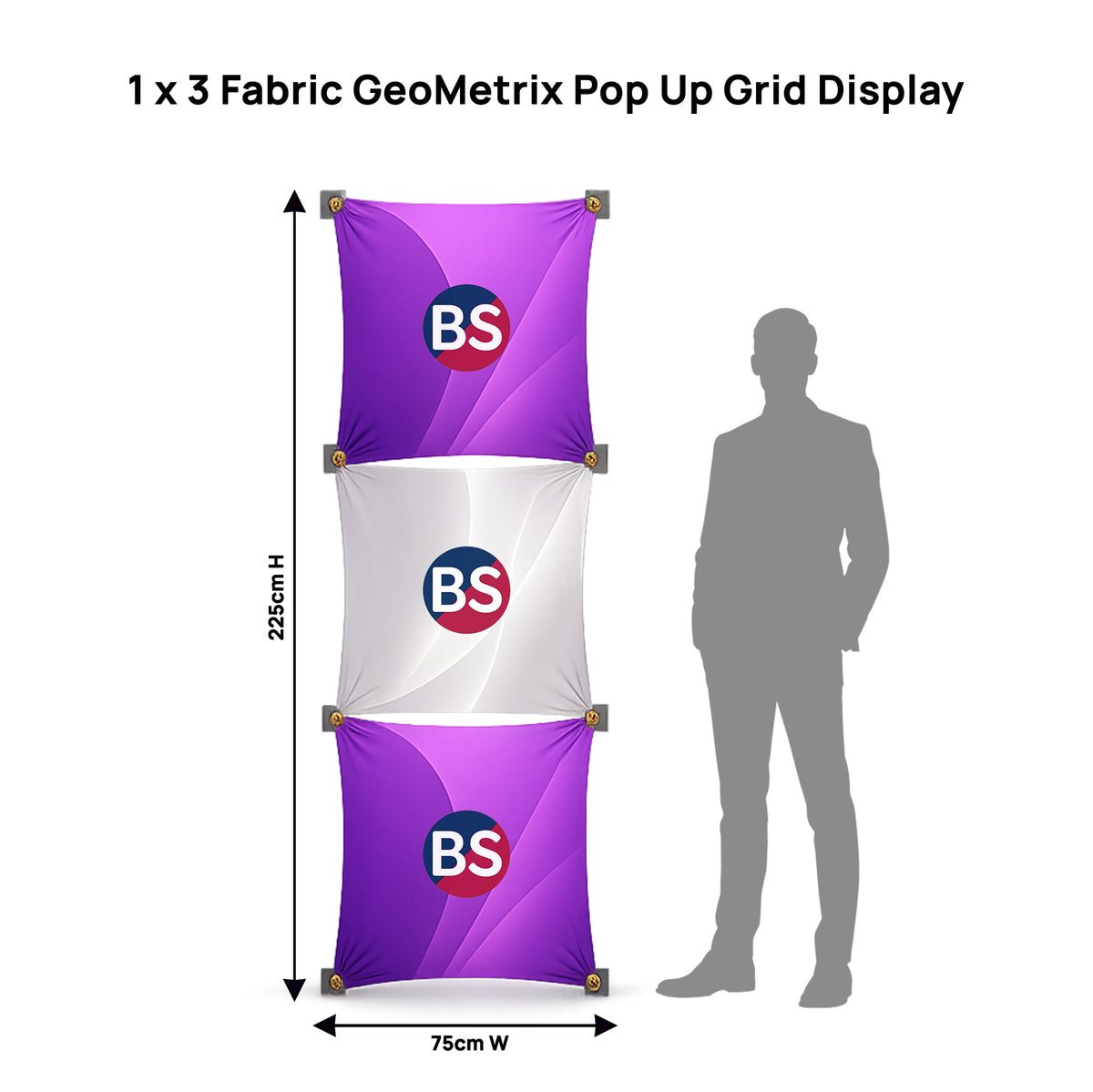 1 × 3 - عرض شبكة GeoMetrix المنبثقة