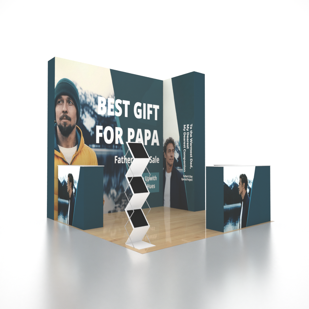 Portable Exhibit Display 3m x 3m - Model 42