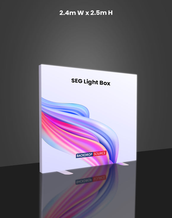 SEG Fabric LED Light Box -2.4m W x 2.5m H
