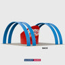 6x3m Booth Kit with Enclosed Meeting Pod & 4 Round Arches