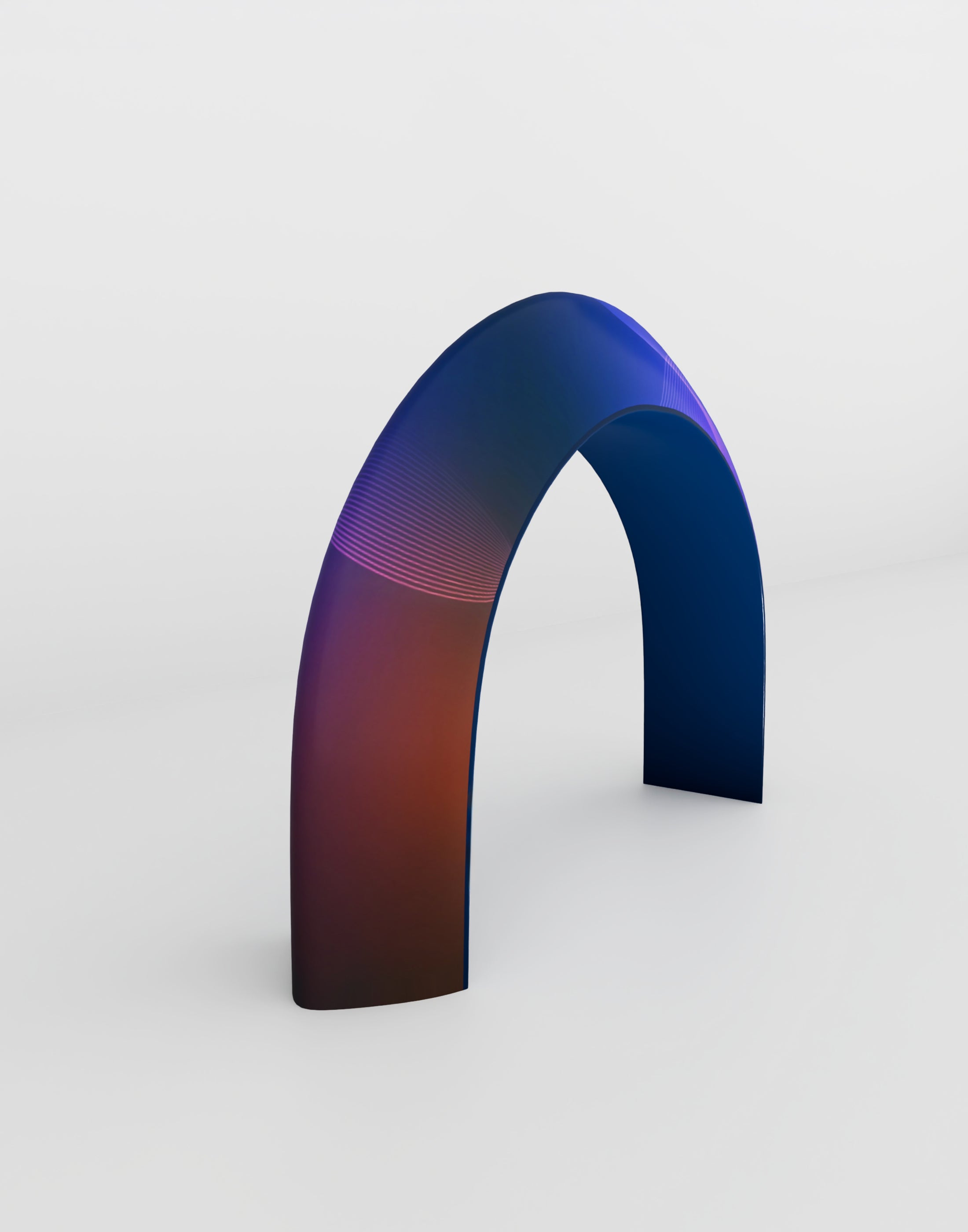 3D Triangular Prism Archway Display