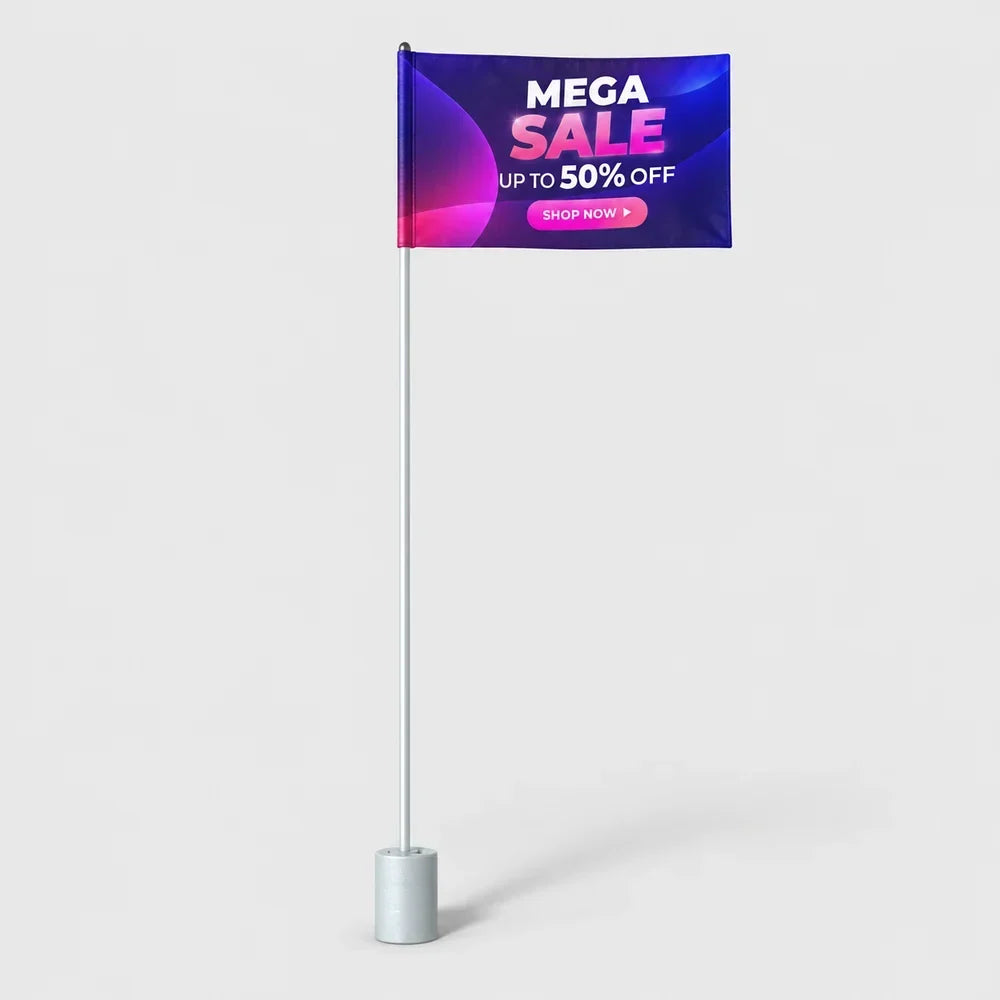 Duplex Printing Golf Flags