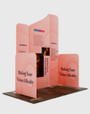 Magnetic Fabric Booth Display - Model 3 (2m x 2m)