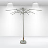 Square Patio Umbrella With Valances – 2m x 2m
