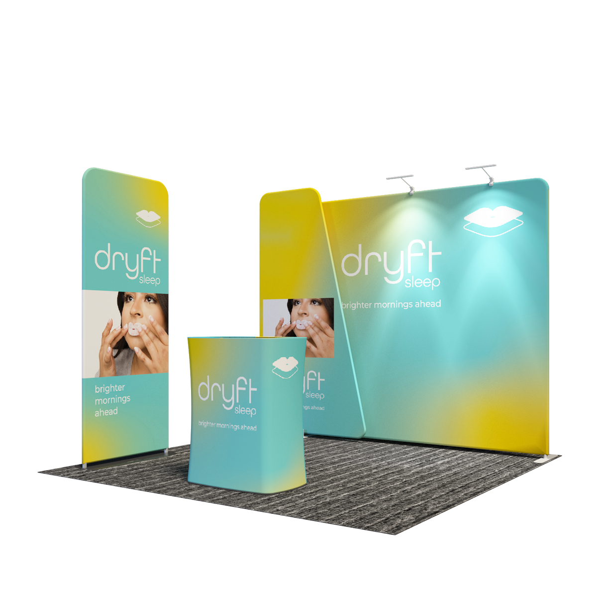 Portable Exhibit Display 3m x 3m - Model 24 – Backdropsource UAE
