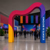 3D Curved Wave Arch Backdrop