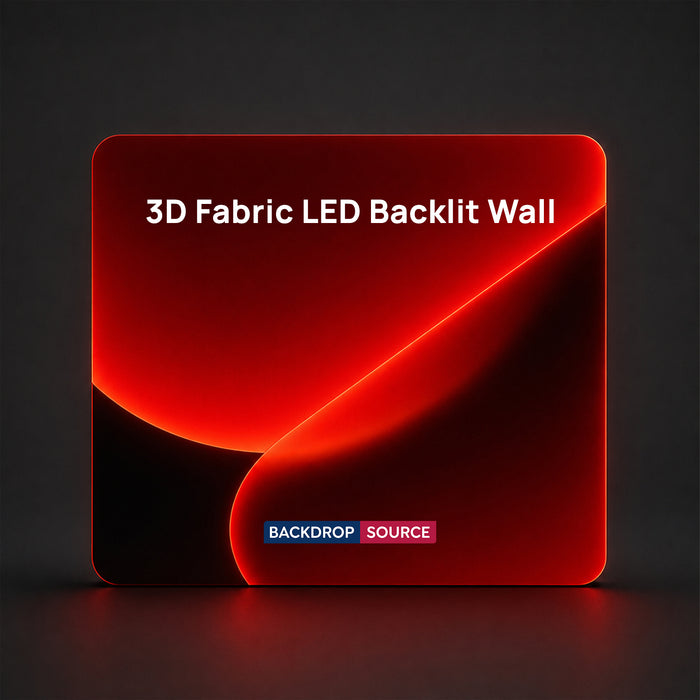 3D Tension Fabric Wall with LED Illumination