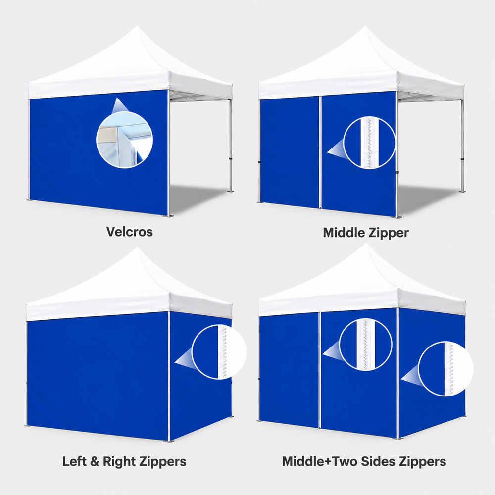 Custom Size Canopy Tent Full Wall – Graphic Only