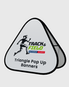 Triangle Pop Up Banners ( Double Side Printed)