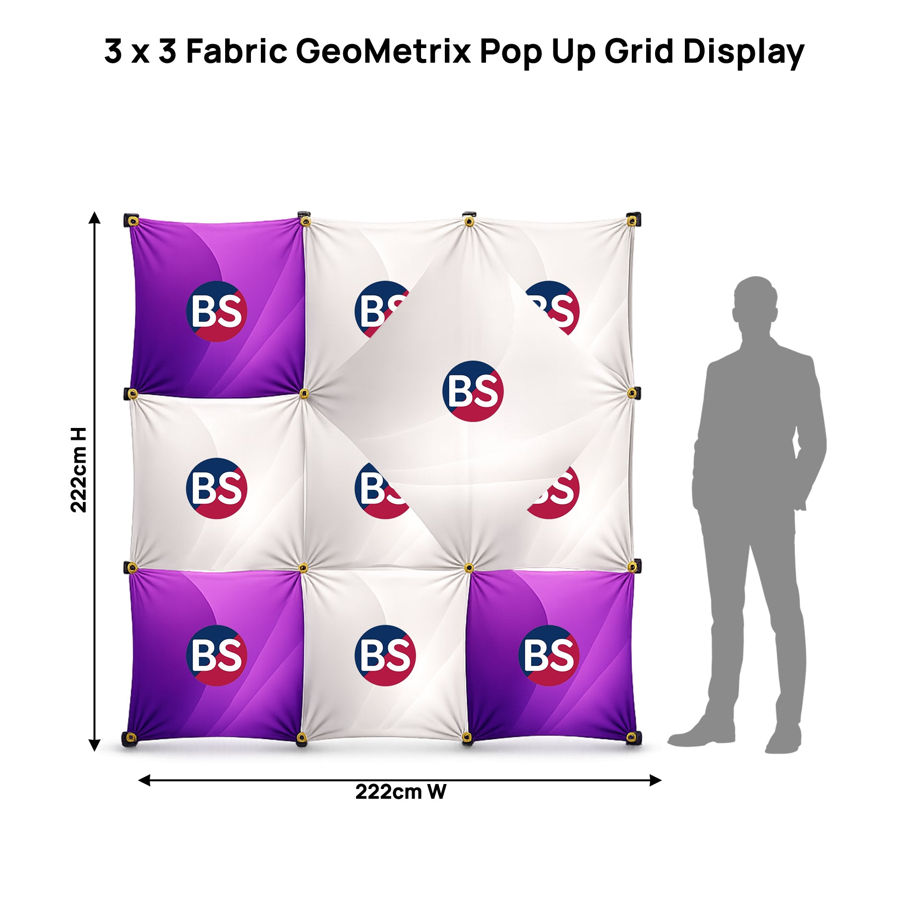 3 × 3 - عرض شبكة GeoMetrix المنبثقة