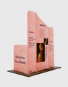 Magnetic Fabric Booth Display - Model 3 (2m x 2m)